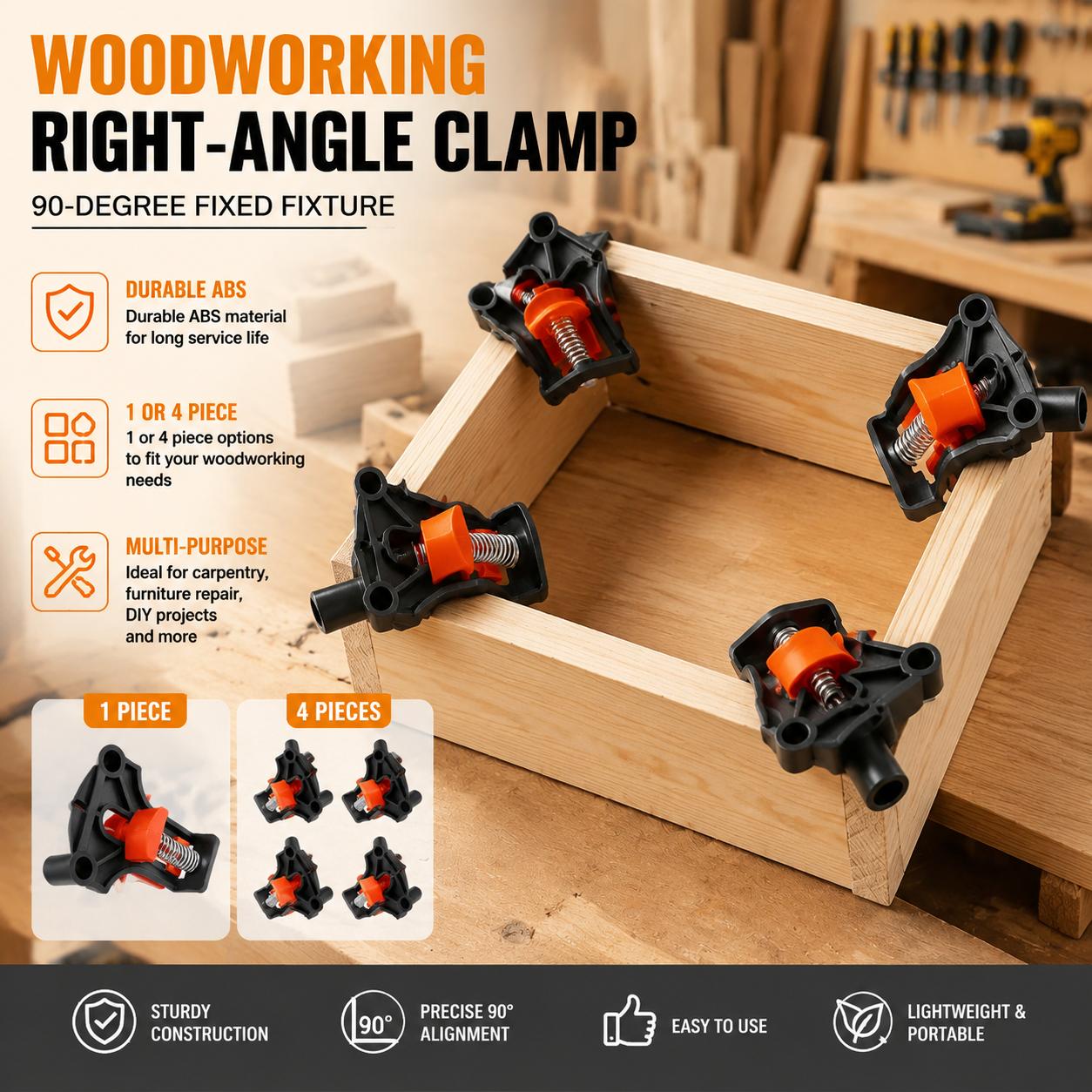 Furniture Hardware Photos - Kit de pinces d'angle à 90