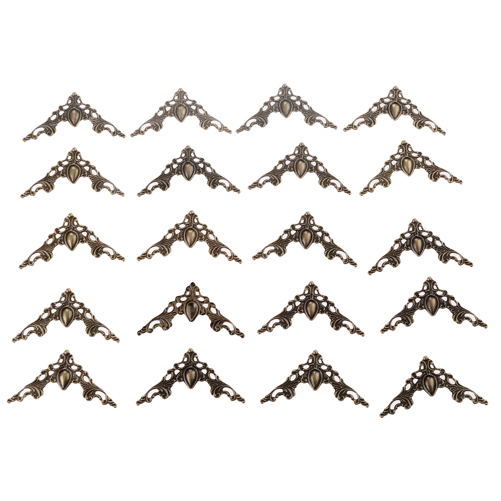 Furniture Hardware Photos - Supports d'angle de boîte Vintage, 20