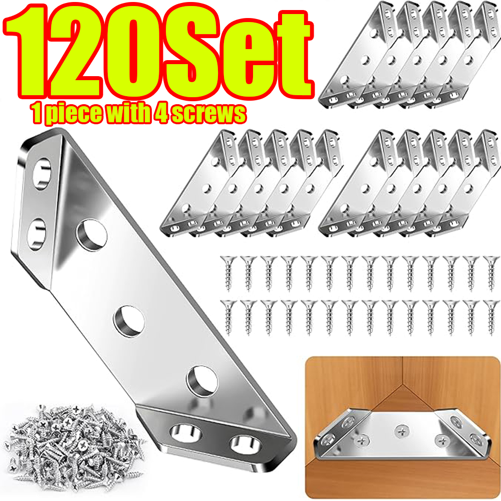 Furniture Hardware Connectors - 1-120 Sets de connecteurs d'angle pour