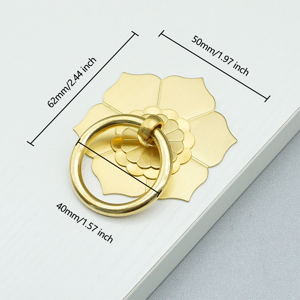 Unique Furniture Hardware Pulls - Boutons de porte d'armoire en laiton