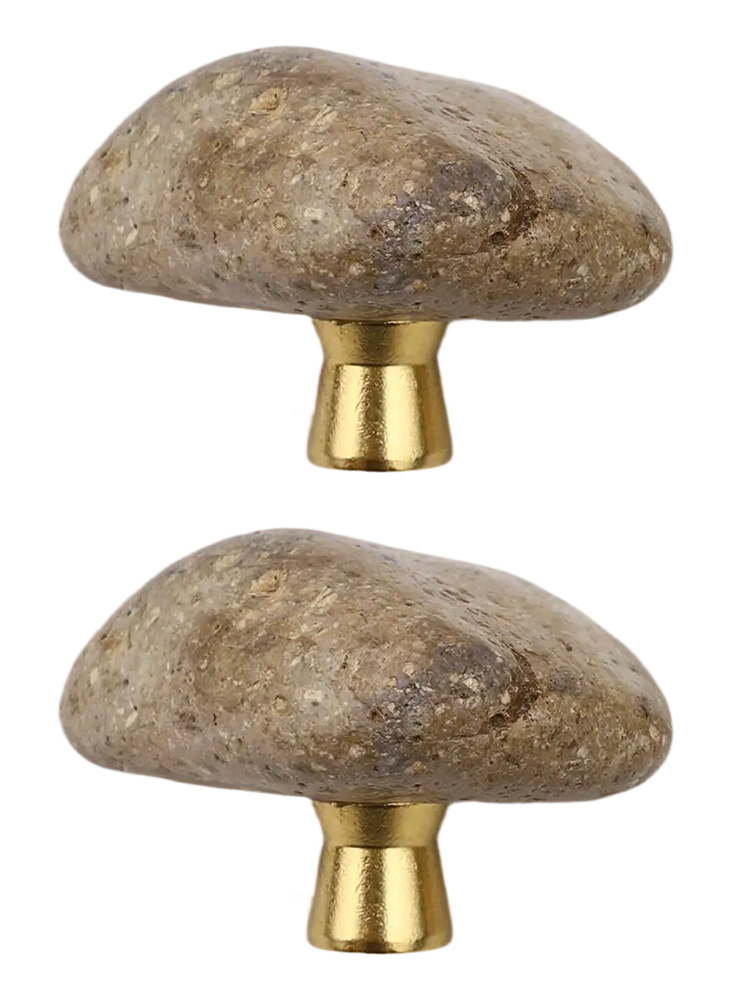 Unique Furniture Hardware Pulls - Poignées de porte en pierre naturelle,