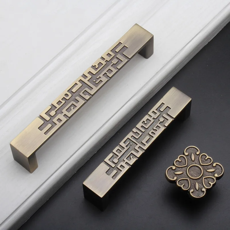 Unique Furniture Hardware Pulls - 2 pièces Style chinois tiroir tiroir