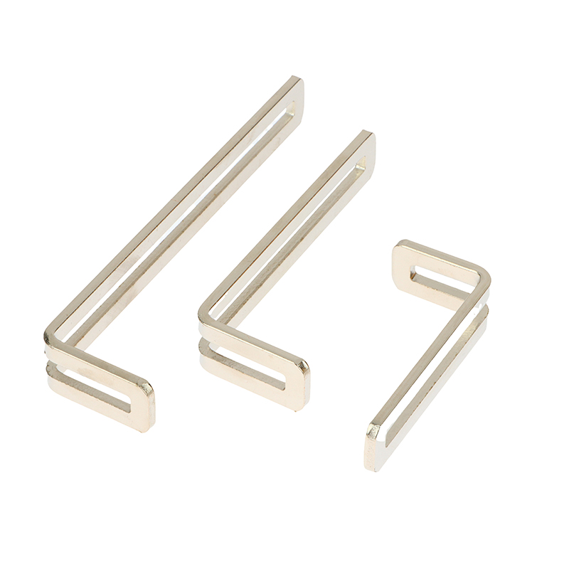Furniture Hardware Connectors - Guide d'angle nickelé en forme de