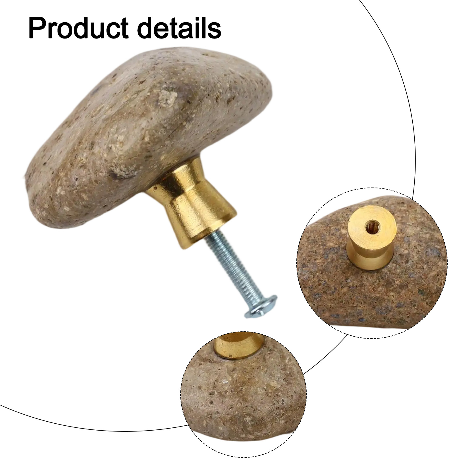 Poignées de porte en pierre na - Unique Furniture Hardware Pulls avis et prix