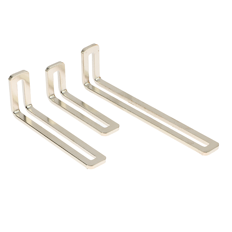 Guide d'angle nickelé en forme - Furniture Hardware Connectors avis et prix