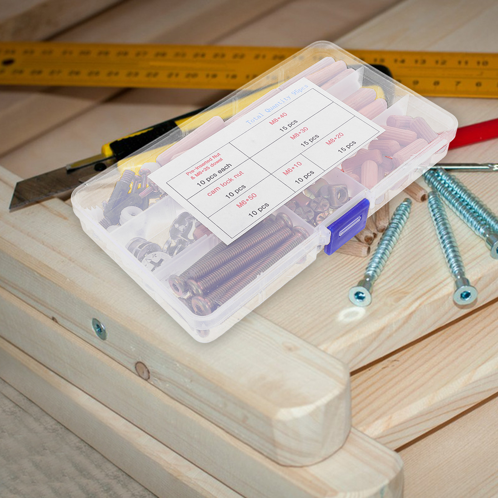 Ensemble de 95 pièces de conne - Furniture Hardware Connectors avis et prix