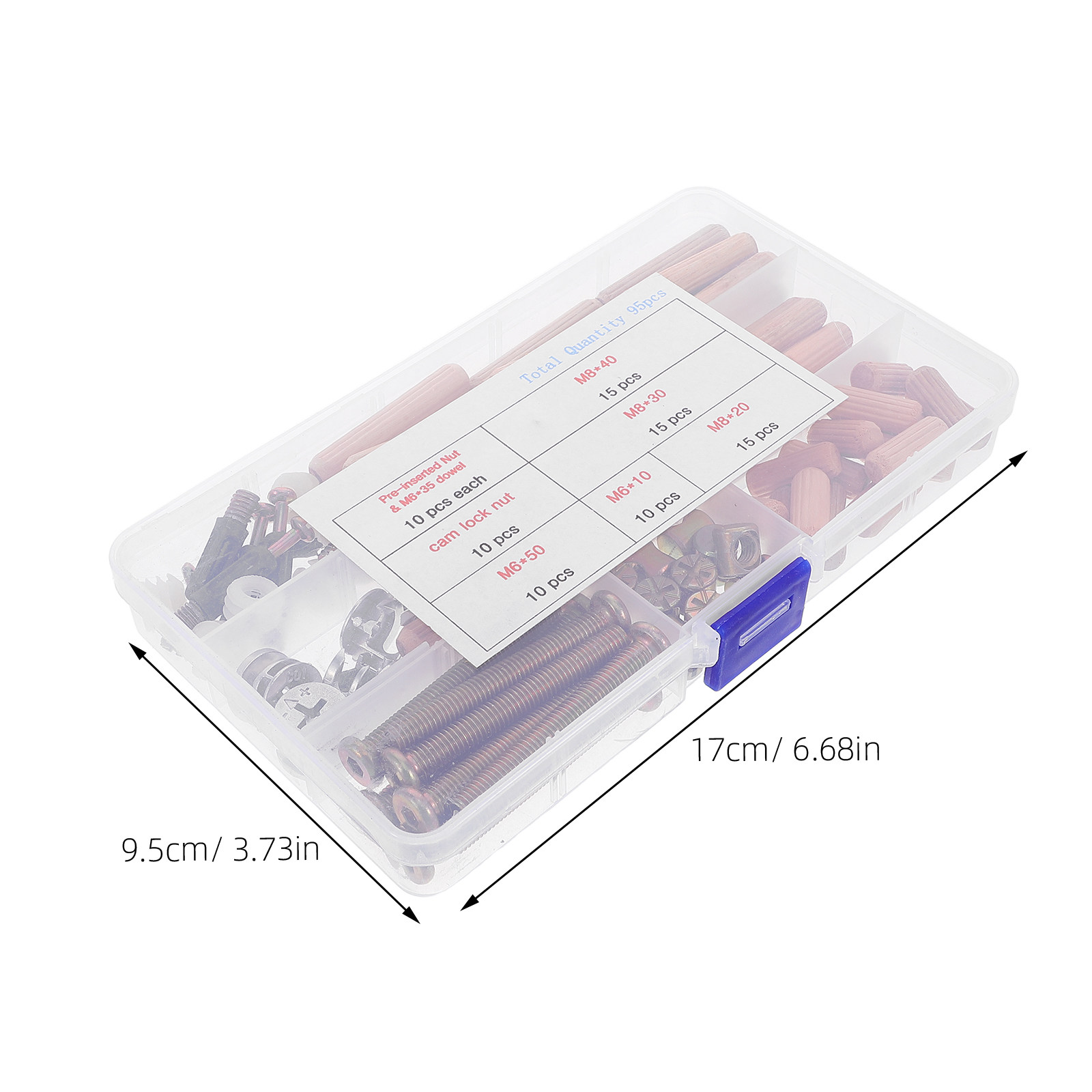 Ensemble de 95 pièces de conne - Furniture Hardware Connectors avis et prix